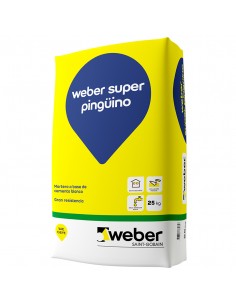 Weber Pinguino, Cemento Blanco X 25 Kg.