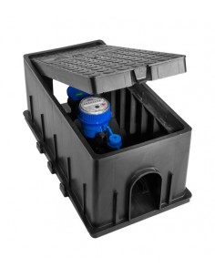 Kit medidor de agua PRECIS (Caja + Conex. y Válvula con medidor)