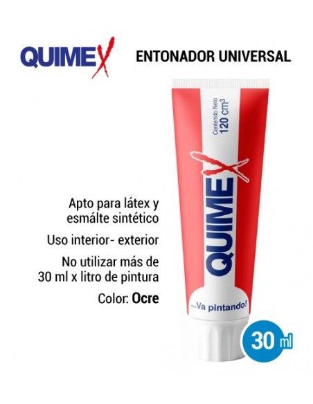 Entonador universal ocre QUIMEX 30 ml