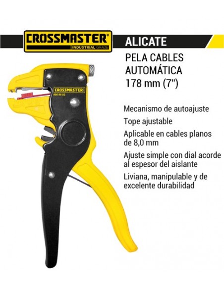 Alicate pelacables automático CROSSMASTER 178 mm