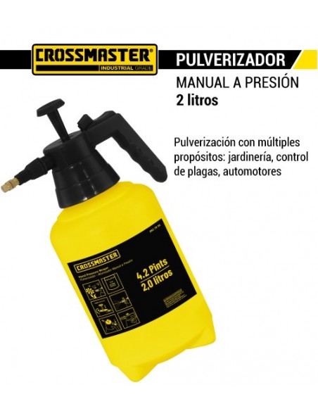 Pulverizador manual a presión 2 litros CROSSMASTER 