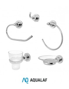 Kit 5 accesorios para baño AQUALAF AKUMAL